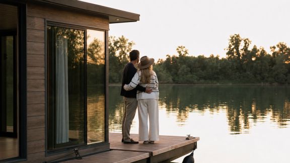 Séjours romantiques au fil de l’eau : croisières et cabanes flottantes